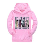 Julgåvor Pop Taylor Swift The Eras Tour Hoodie Flickor Pojkar Huvtröja Pullover Toppar 9-14 År Barn Tonåringar Pink 13-14 Years