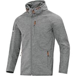 JAKO Men's softshell jacket light softshell jackets., mens, 7605, grey mixed, S