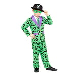 amscan Costume classique d'Halloween The Riddler-4-6 ans, 9907657, Age: 4-6 years