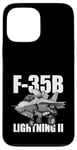 Coque pour iPhone 13 Pro Max F-35B Dessin animé amusant avions de chasse militaire