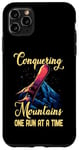 Coque pour iPhone 11 Pro Max CONQUERING MOUNTAINS ONE RUN AT A TIME