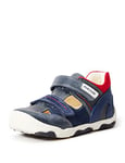 Geox Bébé Garçon B New Balu' Boy A Premiers Pas, Navy/Red, 20 EU