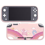 eXtremeRate PlayVital Coque pour Nintendo Switch Lite,Case Cover pour Switch Lite Console,Housee de Protection en TPU pour Switch Lite-Licorne et Arc-en-Ciel