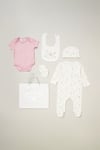 Rock A Bye Baby Girl Cotton 5-Piece Gift Set - Cream - Size 3-6M