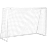 Sportnow - But de football cage de foot but futsal - dim. 180L x 92l x 124H cm - pvc blanc