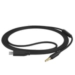 Geekria Type-C Audio Cable with Mic for Skullcandy Hesh3, Hesh2, Hesh, Crusher