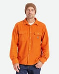 BRIXTON Brixton Bowery L/S Arctic Stretch Fleece (Orange, 2XL) 2XL Orange