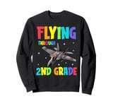 Flying Through 2nd Grade Fighter Jet Back To School Sweatshirt