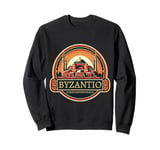 Constantinople Byzantium In Greek Constantinoupoli Byzantine Sweatshirt