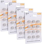 Lot de 48 Piles AG13 1,5V,Pile Bouton au Lithium Alcaline,LR44,A76,GP76A,357,SR44W,SR44SW(Q361)