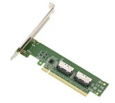 KALEA-INFORMATIQUE Carte contrôleur Adaptateur PCIe 5.0 vers 2 Ports MCIO 8i pour SSD NVMe M2 M3 U2 U3 ou plaques rapportées PCIe