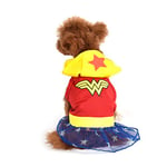 DC Comics Costume Wonder Woman pour Chien - Taille M - sous Licence Officielle DC Comics Wonder Woman - Costume pour Chien de Taille Moyenne et Moyenne