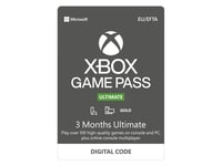 Microsoft Xbox Game Pass Ultimate - Xbox One, Win Abonnemangslicens (3 Månader) - Esd - Eurozon