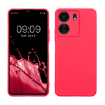 Matte TPU Case for Xiaomi Poco C65 Redmi 13C - Neon Pink 