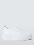 John Lewis Erennie Leather Chunky Sole Slip On Trainers