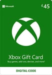 Xbox Gift Card | 45 GBP | Digital Voucher | Xbox One, Series S|X & Windows | (Download Code)