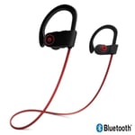 Écouteurs Bluetooth Tour d'Oreille pour Samsung Galaxy Note 8 - Note 9 [couleur rouge]