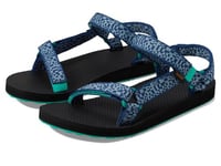 Teva unisex-child Original Universal Sandal, Radio Blue Opal, 5 Little Kid