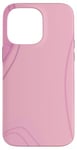 Coque pour iPhone 14 Pro Max Art minimaliste couleur crème neutre rose clair