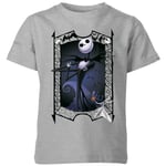 The Nightmare Before Christmas Jack Skellington Zero Pose Kids' T-Shirt - Grey - 7-8 Years