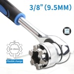 Adjustable Multi-Function Torque Wrench Adapter Socket Adapter Spanner Sleeve