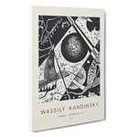 Big Box Art Small Worlds Vi Wassily Kandinsky Canvas Wall Art Framed Picture Print, 30 x 20 Inch (76 x 50 cm), Exhibition