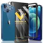 JZG 2 Pièces Verre Trempé pour iPhone 14 Pro Max 5G avec 2 Pièces Caméra Arrière Protecteur, 9H Dureté, Anti-Rayures, Sans Bulles Film Protection écran avec iPhone 14 Pro Max 5G-A