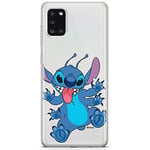 ERT GROUP Coque de téléphone Portable pour Samsung A31 Original et sous Licence Officielle Disney Motif Stitch 019 Parfaitement adapté à la Forme du téléphone Portable, partiel imprimé