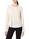 Nike Femme Nk One Df Ls Std Top Sweatshirt, Guava Ice/White, XL EU