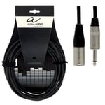 Alpha Audio 190605 Pro Line Högtalarkabel 10 m 6,3 mm Jack Mono/XLRm Svart - 190605