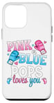 iPhone 12 mini Pink Or Blue Pops Loves You Boxing Gender Reveal Party Case