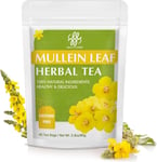 IMATCHME Mullein Leaf Tea, Herbal Tea, Mullein Tea Bags for Lung Cleanse, and 40