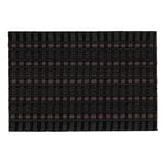 Astra Premium Tapis d'extérieur en polypropylène, Polypropylène, Schwarz/Weinrot, 40 x 60 cm