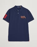 Polo Ralph Lauren Custom Slim Fit Match Club Polo Newport Navy