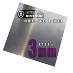 Plaque en aluminium de 3 mm – 250 mm x 250 mm (25cm x 25cm)