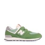 New Balance Boys Boy's Kids 574 Trainers in Green - Size UK 1