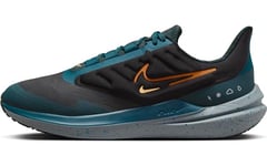 Nike Air Winflo Shield, Low Homme, Noir/Safety Orange-Geode Teal, 40 EU, Black Safety Orange Geode Teal, 40 EU