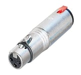 Neutrik NA3FJ - Adaptateur XLR femelle vers Jack 6,35 mm femelle