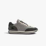 Lacoste Mens L-Spin Shoes in Grey Leather - Size UK 7