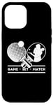 iPhone 12 Pro Max Table-Tennis Player Game-Set-Match Gamer Ping-Pong Case