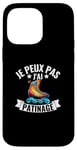 Coque pour iPhone 14 Pro Max Je Peux Pas J'ai Patinage Artistique Patin A Glace Humour