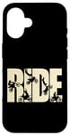 Coque pour iPhone 16 Vélo tout-terrain, motocross, motard pour homme, femme, enfant