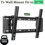 TV Wall Bracket Mount Tilt Full Motion for 32 40 42 50 55 58 60 65 70" Inch TVs