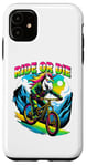 Coque pour iPhone 11 Ride or Die Licorne VTT Biker Montagne Extérieur