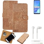 FOR Oppo A33 SMARTPHONE CASE COVER WALLETCASE CORK