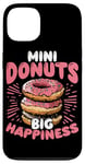 Coque pour iPhone 13 Mini beignets, Big Happiness Mini Donuts