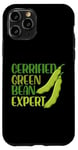 Coque pour iPhone 11 Pro Plat de Noël Cerrified Green Bean Expert Thanksgiving