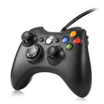 USB-langallinen peliohjain Xbox 360:lle / Ohut ohjain Windows 7/8/10 Microsoft PC Controller -tuki Steam-pelille