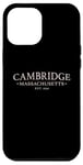 Coque pour iPhone 12 Pro Max Cambridge, Massachusetts - Simple Cambridge, MA