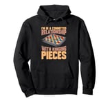 Checkers Board Game Strategy - Classic Checkers Pullover Hoodie